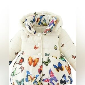 Minkidfashion Baby Girls Winter Autumn‎ Warm Butterfly Little Toddler Jacket. 12
